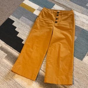 Madewell button Emmett pant bronzed leaf size 29